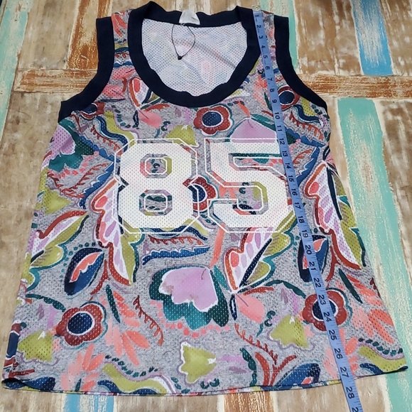 ZARA + TRF Trafaluc Multicolor Mesh Sports Jersey - Picture 5 of 7